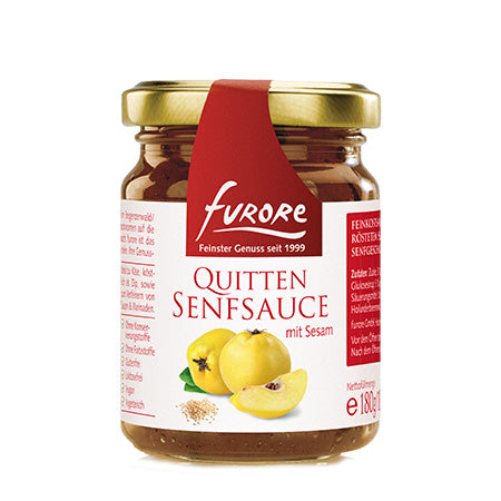 Quince mustard sauce with sesame